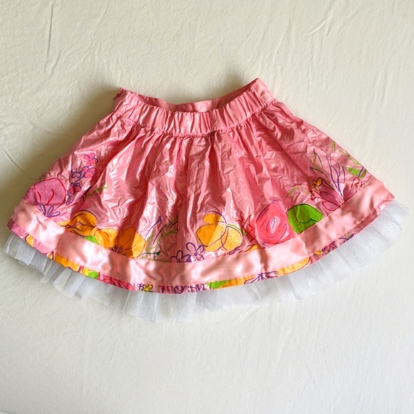 disney princess beauty & the beast floral tutu skirt 3T toddler girls - Picture 5 of 6
